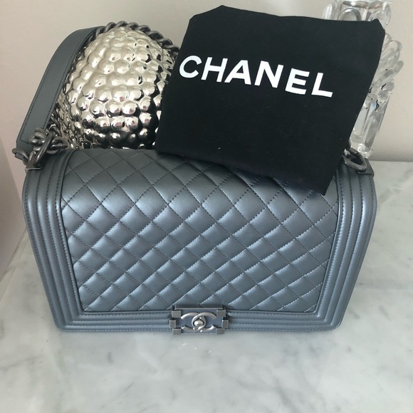 CHANEL Handbags - SOLD ❤️in other site Chanel Le Boy 2014 Mint